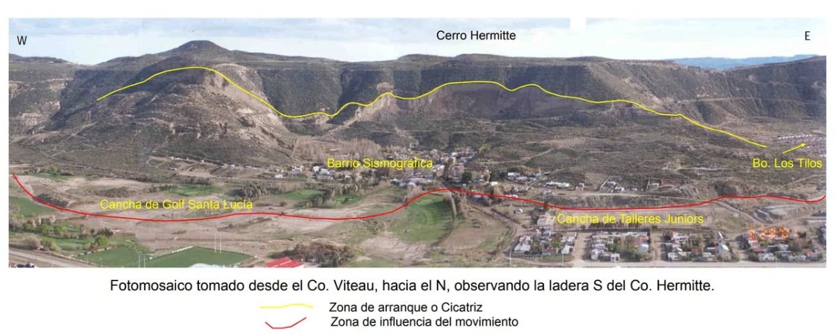 Los especialistas habían advertido sobre los peligros de deslizamientos en el cerro Hermitte. Los especialistas habían advertido sobre los peligros de deslizamientos en el cerro Hermitte.