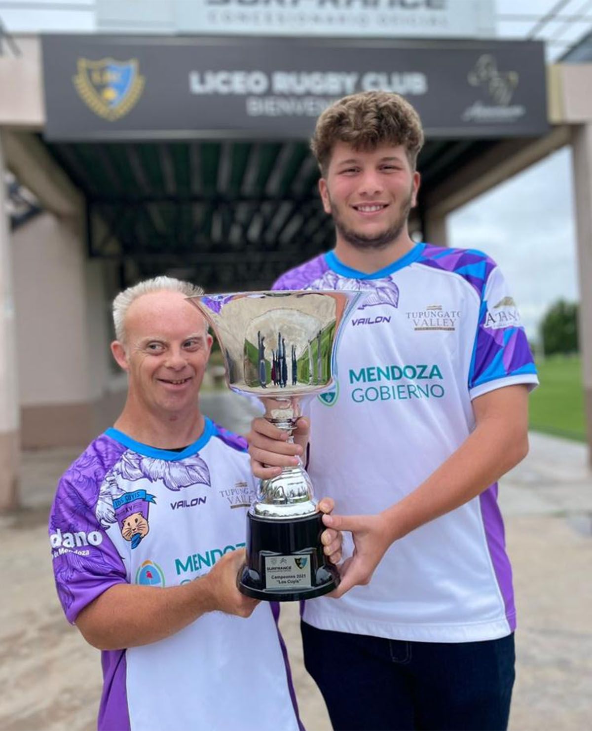 Roberto Cipolla y Jeremías Martínez son dos de los convocados de los Cuyis al mundial de rugby mixed ability