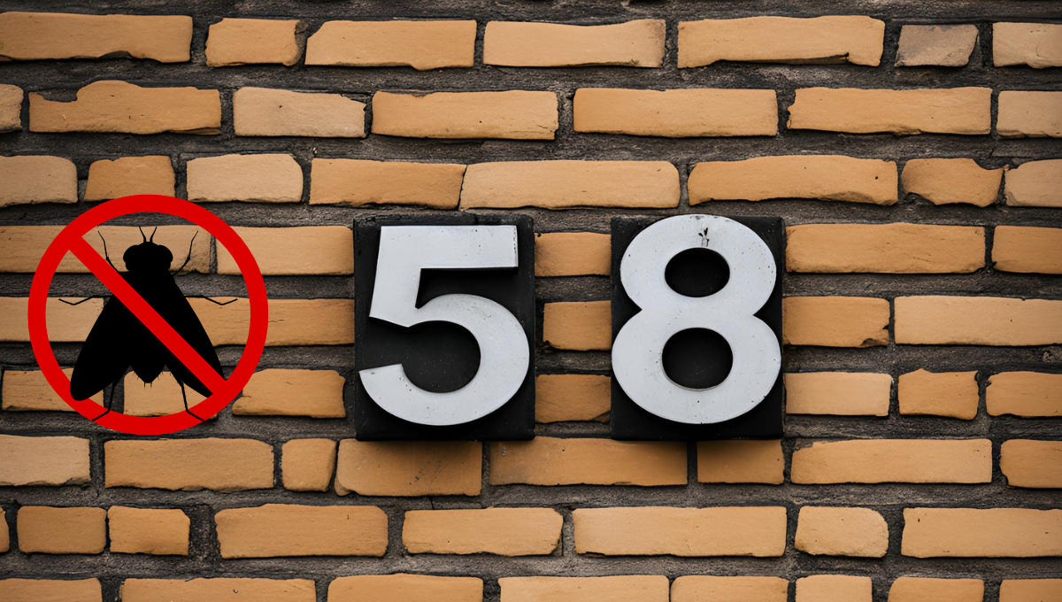 El número 58: ¿amuleto contra las moscas para este verano?