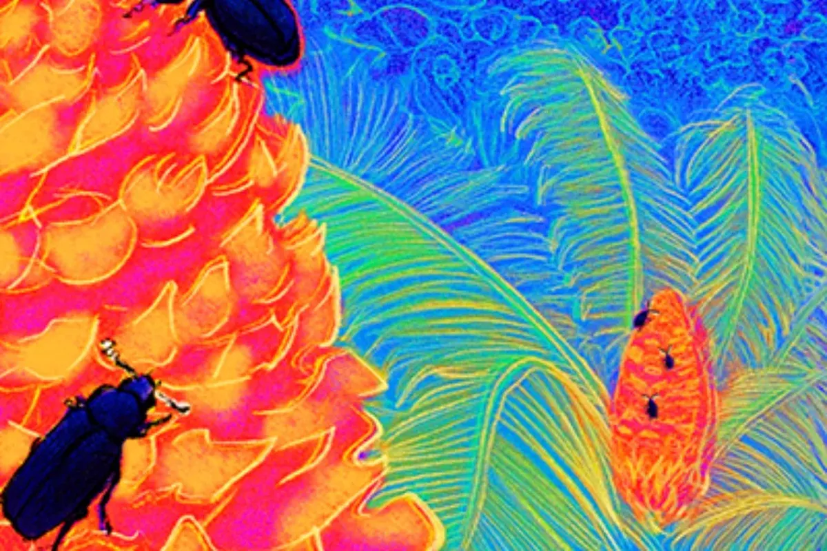 Antes de ser coloridas, las plantas necesitaban del calor para atraer a los insectos polinizadores.