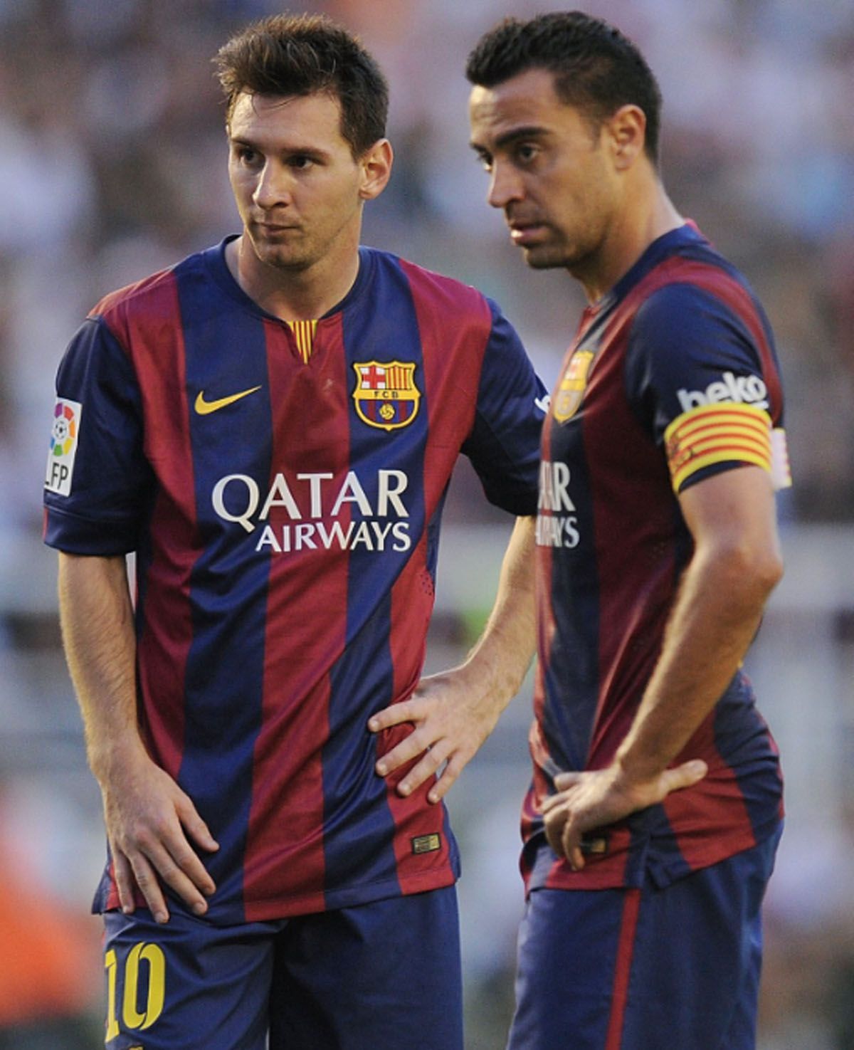 Xavi y Messi compartieron años gloriosos en Barcelona