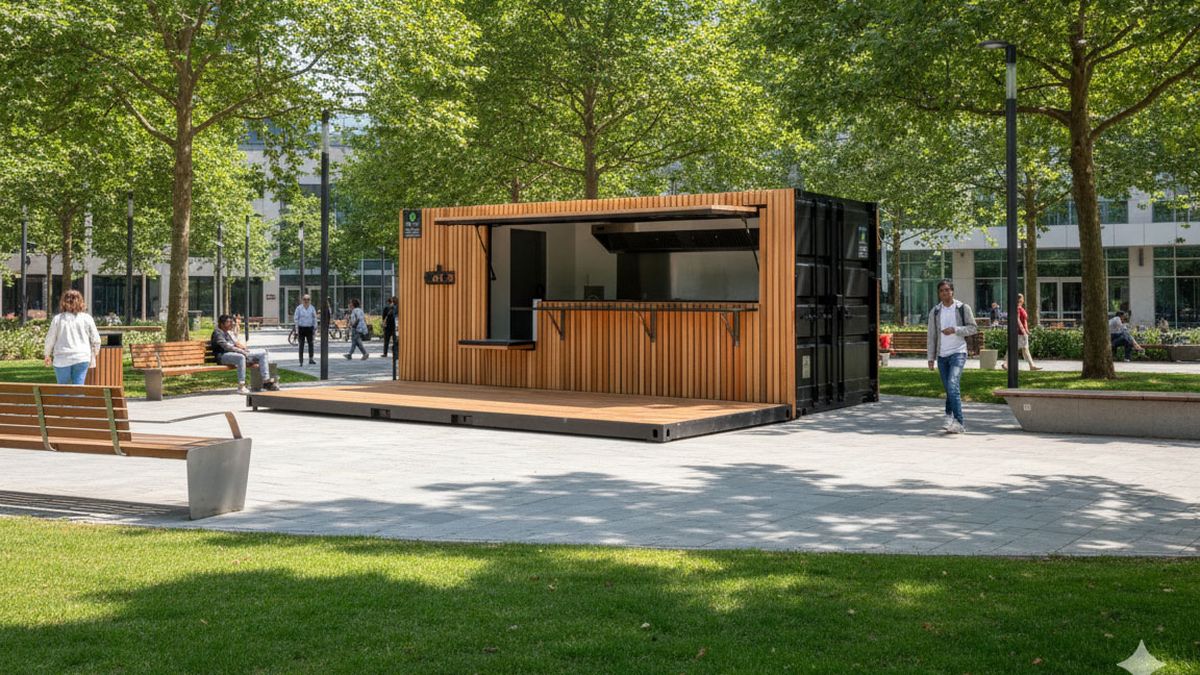 Café container. Una opción para emprendedores urbanos.&nbsp;