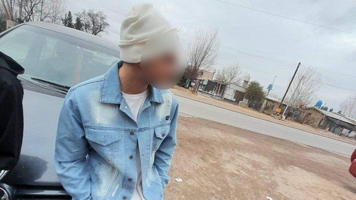 El joven imputado por el abuso sexual en Tunuyán -se pixela su rostro por pedido judicial-.