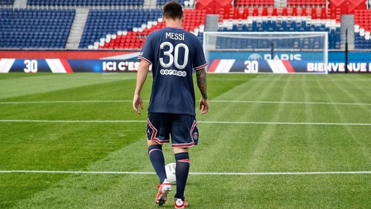 Messi, el jugador argentino número 17 en el PSG