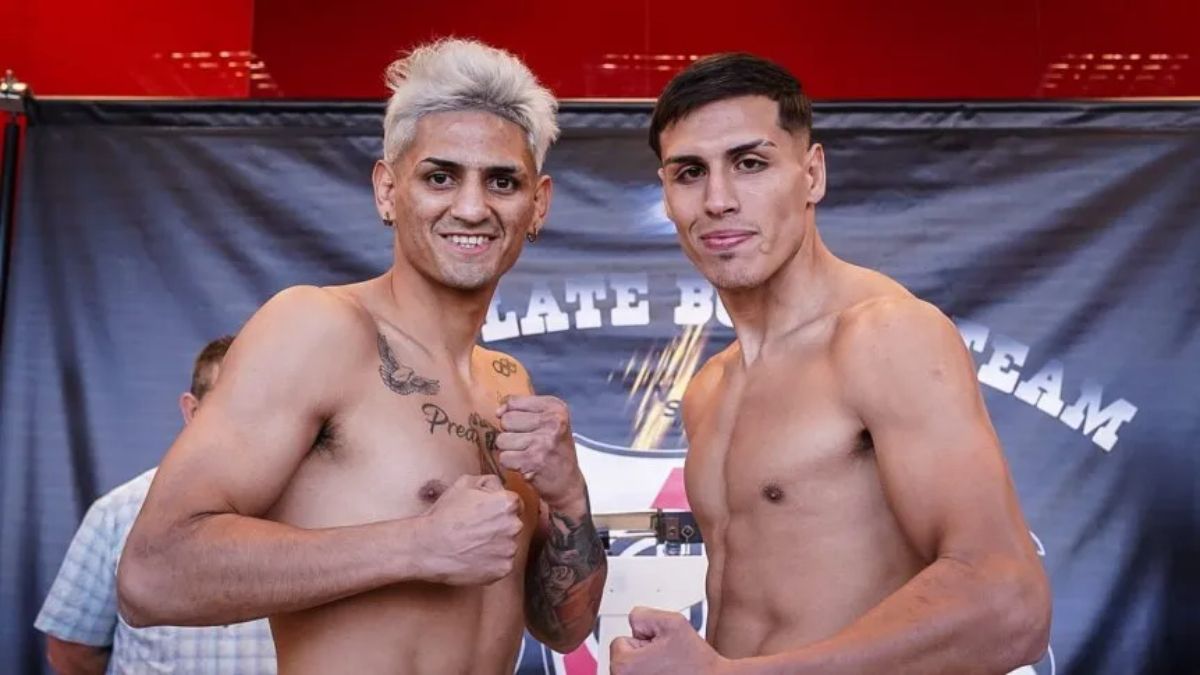 Joel Mafauad y el único rival que le ha ganado, Cristian Ayala. Joel Mafauad y el único rival que le ha ganado, Cristian Ayala.