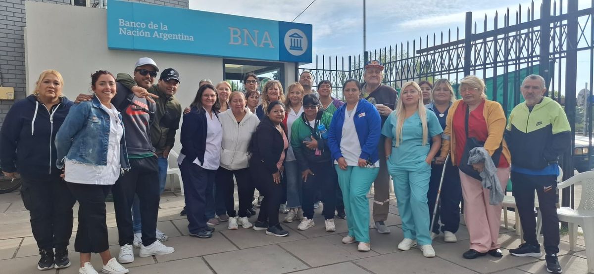 Los delegados de ATE este miércoles por la mañana. Los delegados de ATE este miércoles por la mañana.