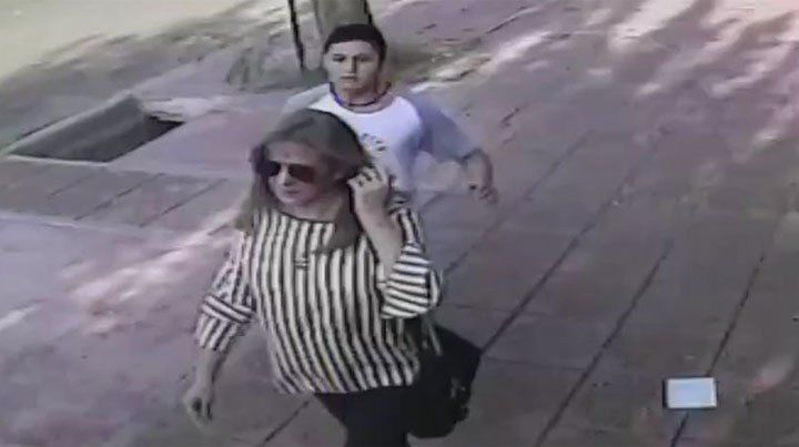 Foto y videos: así actuó un ladrón armado a plena luz del día en Guaymallén