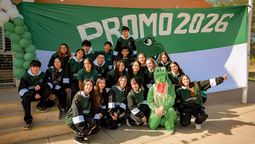 Los estudiantes de la Escuela Luna, felices con la noticia de que su proyecto trascendió fronteras.
