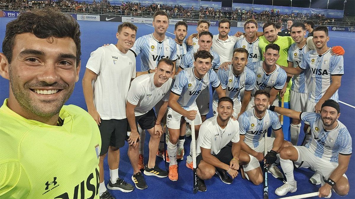 Los Leones están felices tras el triunfo. Los Leones están felices tras el triunfo.