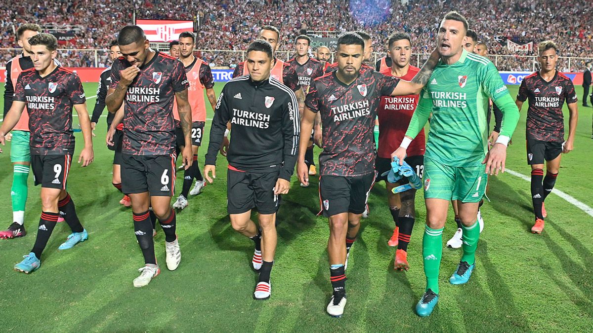 Franco Armani estalló de bronca tras la decisión de Pitana.