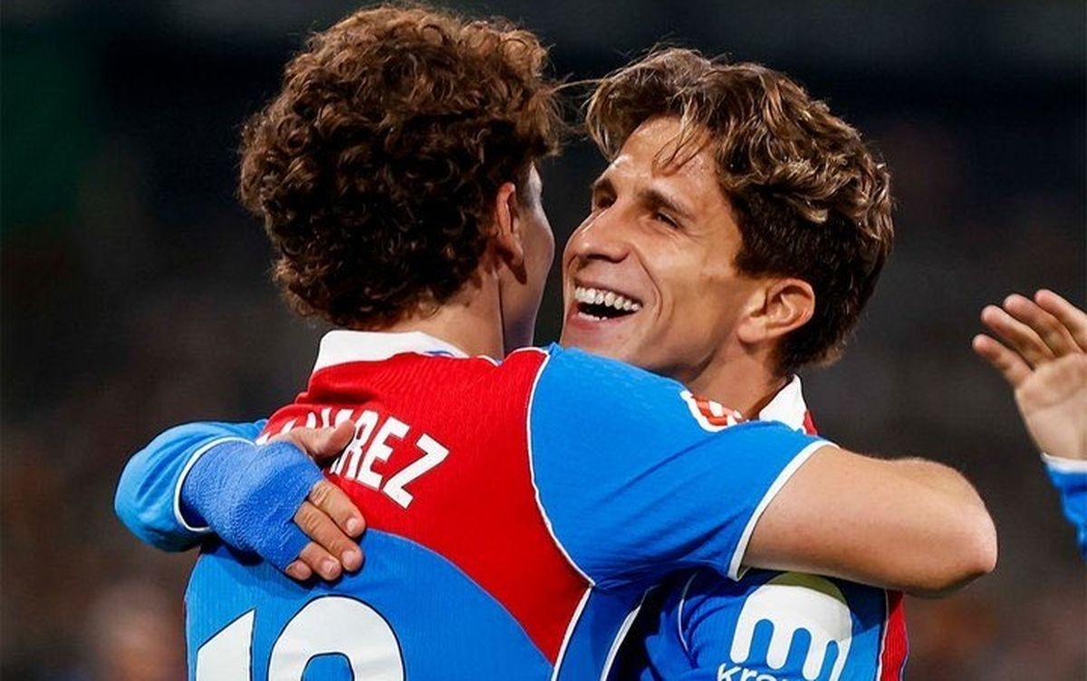 La emotiva dedicatoria de Giuliano Simeone tras su golazo en la victoria del Atlético Madrid