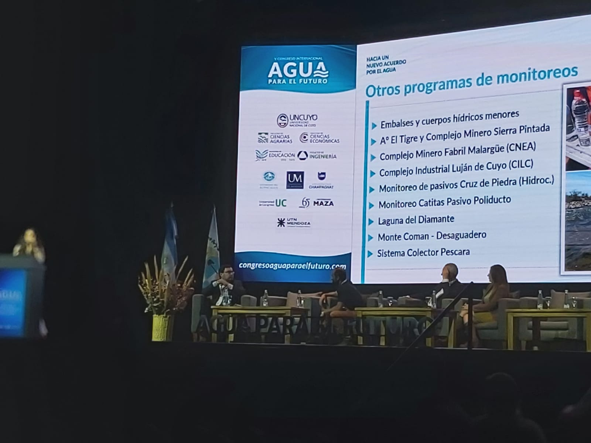 La red de monitoreos de Irrigación también se expuso durante el Congreso del Agua. La necesidad de controlar consumo y disponibilidad de agua de riego, variables clave para el futuro