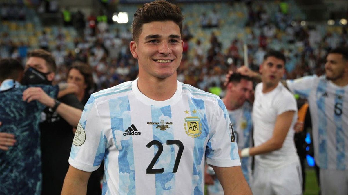 Julián Álvarez será titular en Argentina, en el amistoso ante Emiratos Árabes, en la antesala del Mundial Qatar 2022.