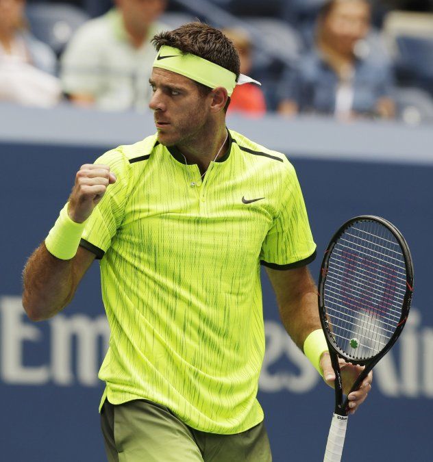 Del Potro pasó a cuartos tras el abandono de Dominic Thiem