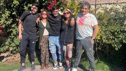 Francisco Politino está con su familia.