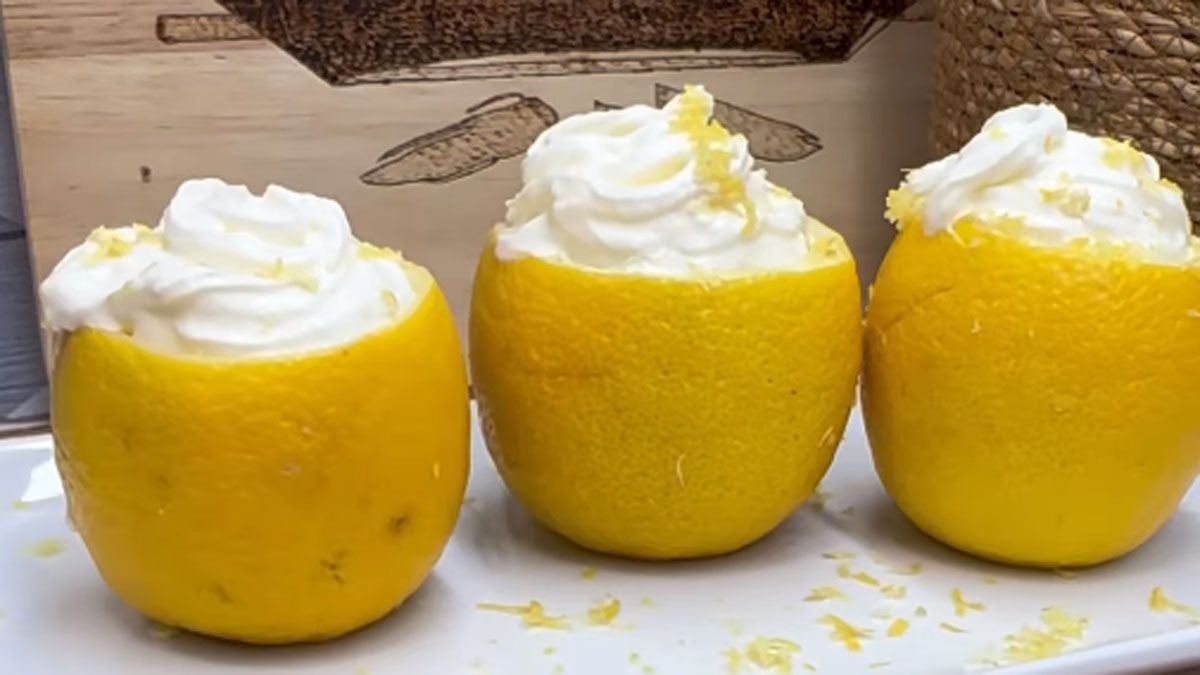 Es muy fácil de hacer esta receta de crema de limón.