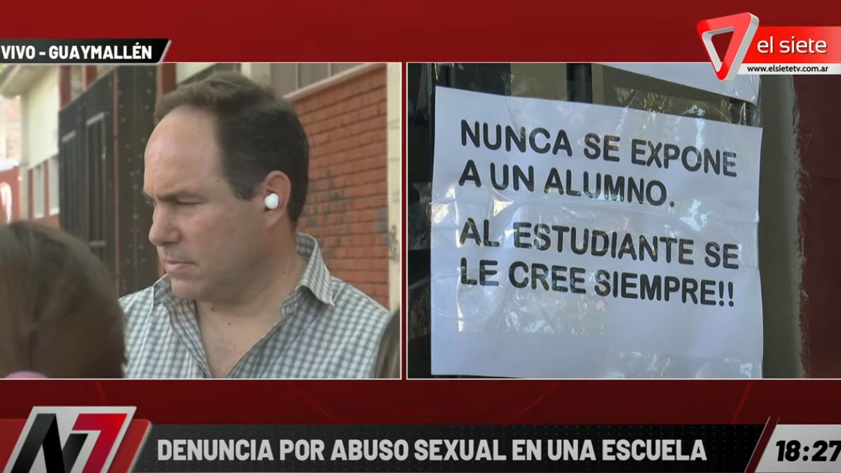 El móvil de Julián Chabert recogió los testimonios de las madres que denunciaron abusos sexuales a sus hijas por parte de un profesor de una escuela primaria.