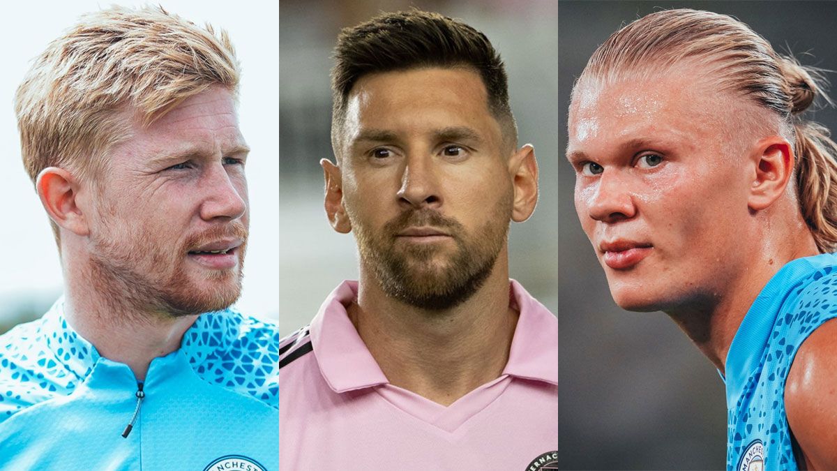 Kevin De Bruyne, Lionel Messi y Erling Haaland, nominados al premio al mejor jugador de la UEFA.