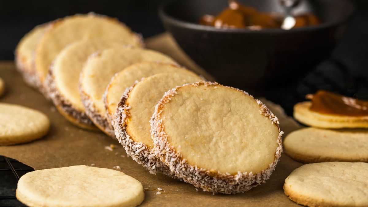 Recetas: alfajores de maicena. Foto: Freepik.