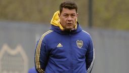 Battaglia no está conforme con la gestión de Juan Román Riquelme en Boca. Battaglia no está conforme con la gestión de Juan Román Riquelme en Boca.