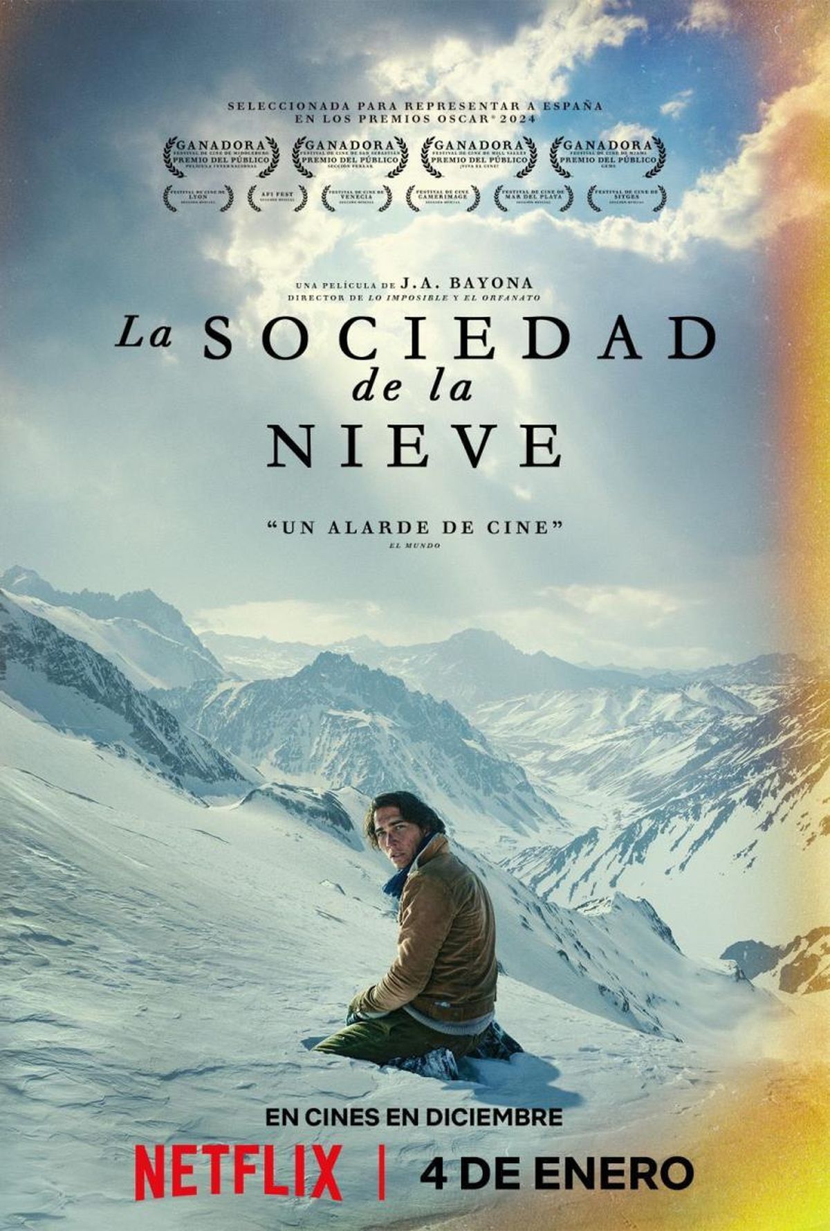 Basada en hechos reales. La sociedad de la nieve es un pelicul&oacute;n y est&aacute; en Netflix.&nbsp;