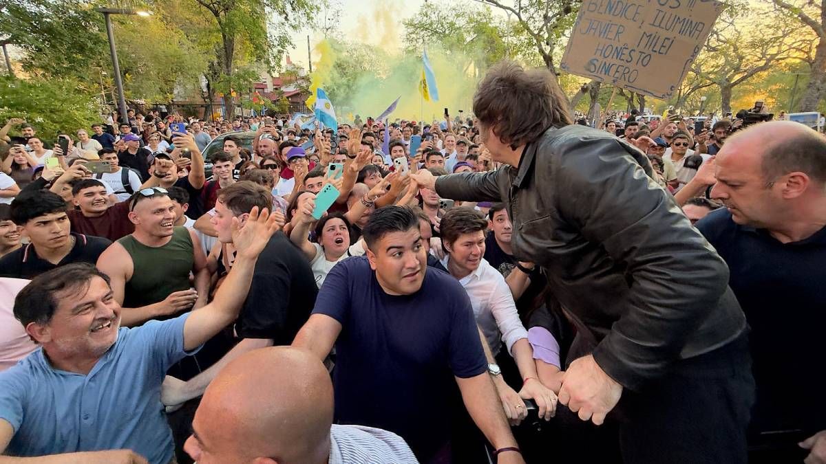 Javier Milei en Corrientes: 