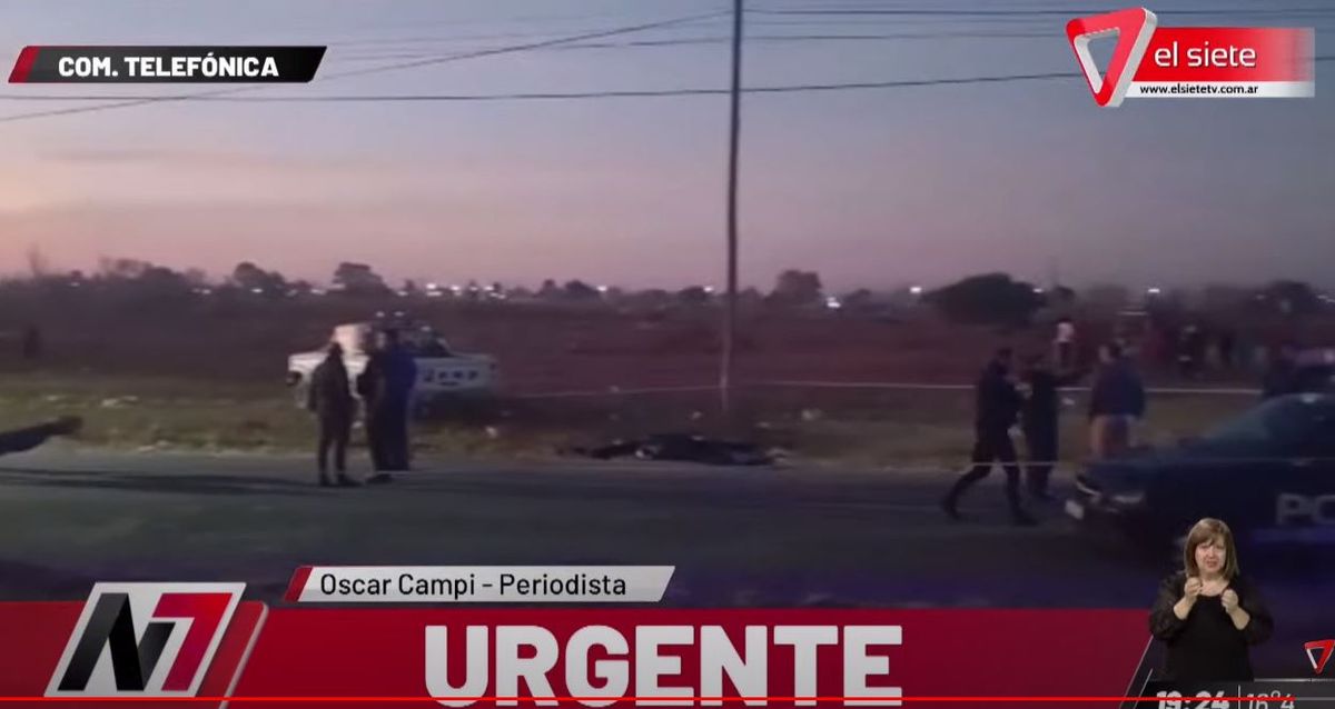 El periodista Oscar Campi, de la zona Este, dio detalles del fatal accidente en San Martín.
