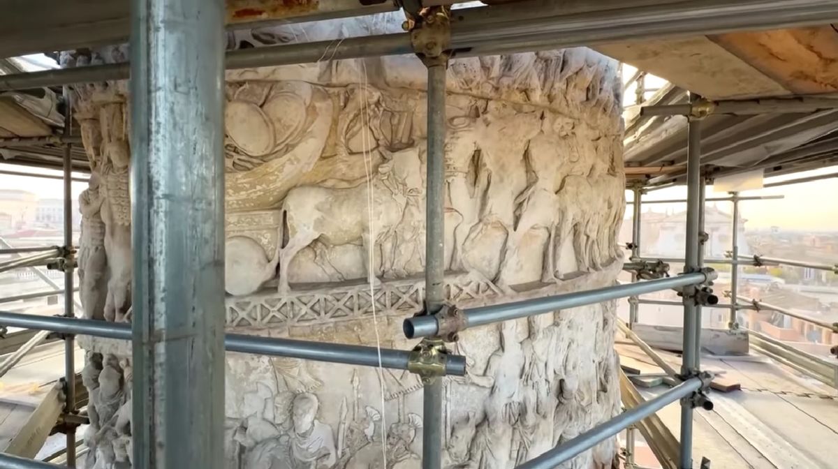 La historia recupera su brillo en Roma gracias a una limpieza con láser