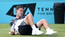Schwartzman la pasó mal con el ruso Medvedev