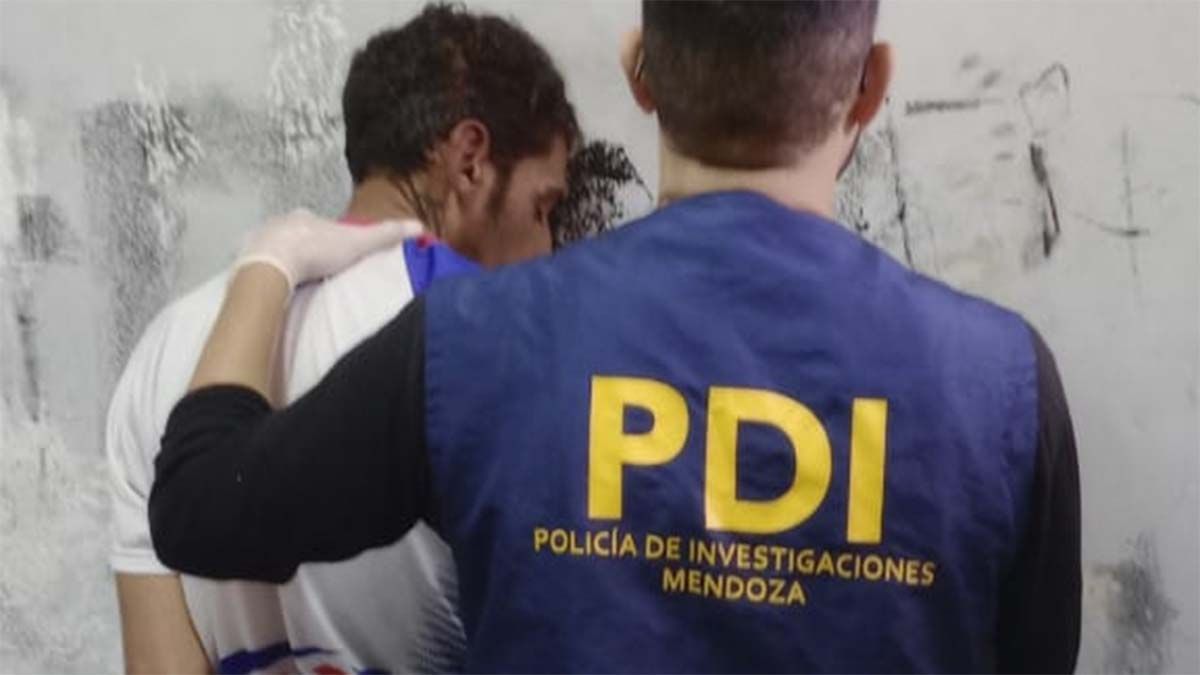 Por el crimen en Guaymallén, fue detenido el Violín, un hombre de 35 años.