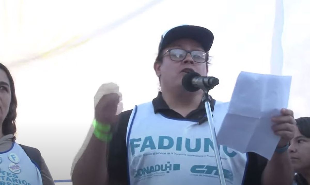 Emiliano Diez, de FADIUNC. Emiliano Diez, de FADIUNC.