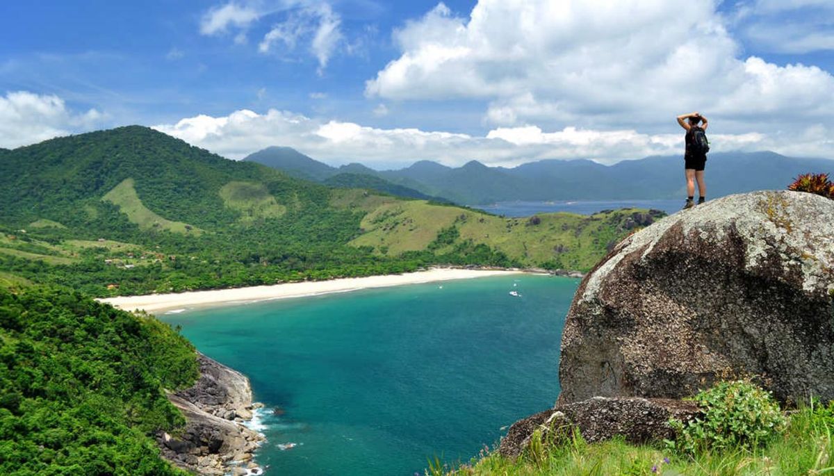 Esta playa es un refugio natural preservado.