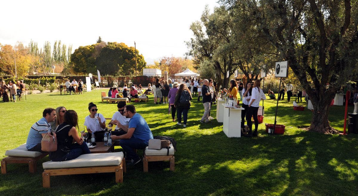 El buen tiempo y la calidad de los productos presentados en esta feria de vinos ayudo a que se vieran colmados los jardines de la bodega anfitriona.