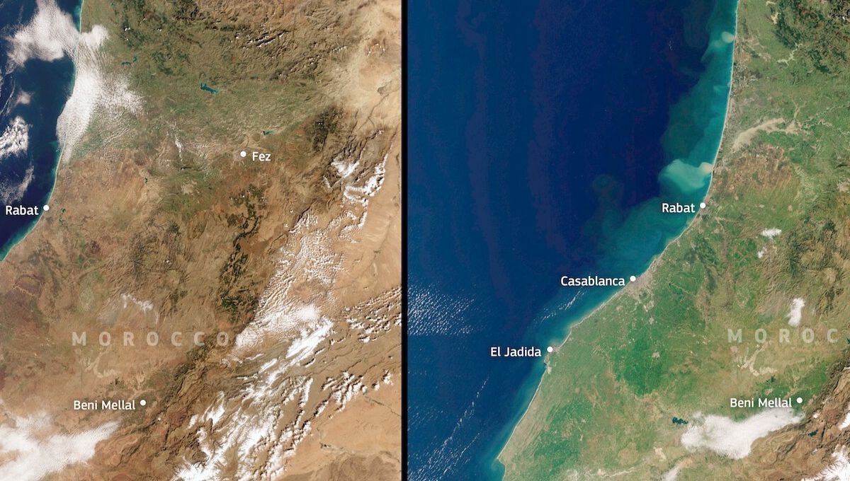 Lluvias intensas transformaron un territorio que no se veía tan verde en una década: las imágenes satelitales muestran el gran cambio