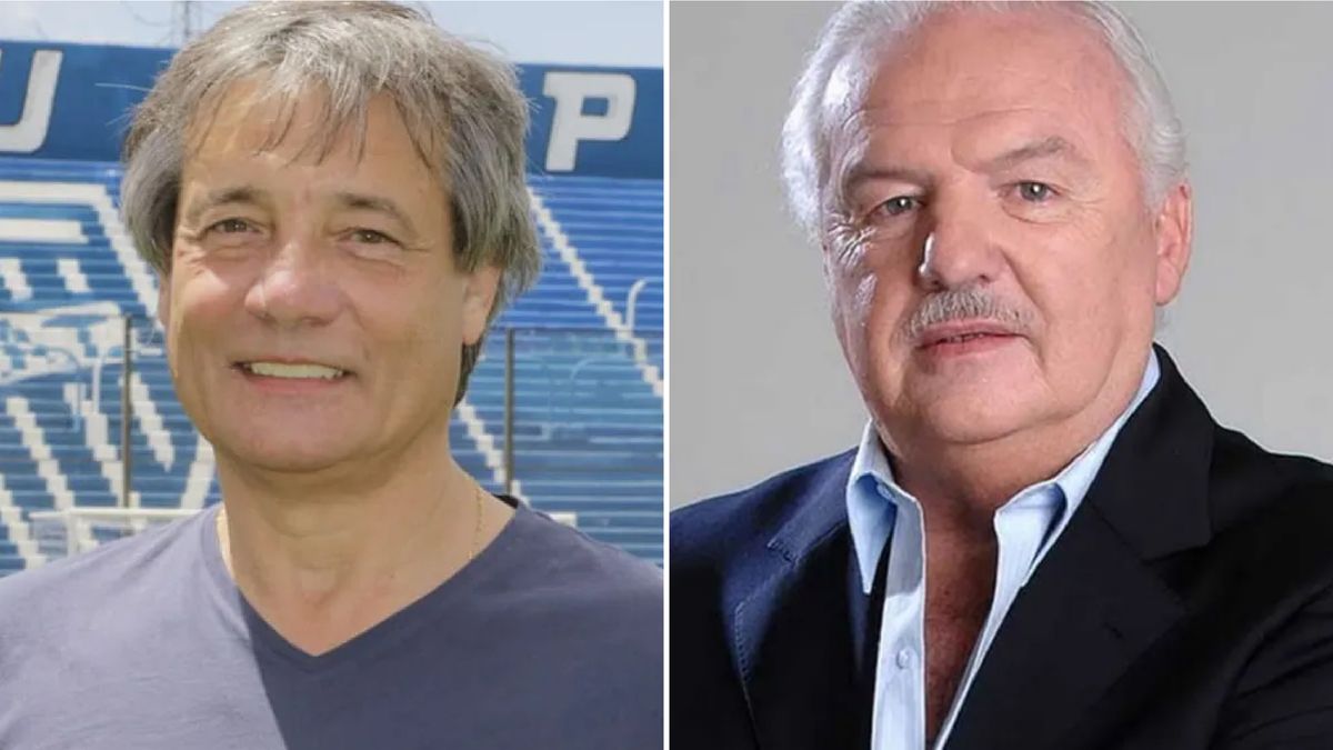 Alejandro Chapini, presidente del Club Godoy Cruz Antonio Tomba y Fernando Niembro, el periodista que le achicó el nombre al Tomba.&nbsp;
