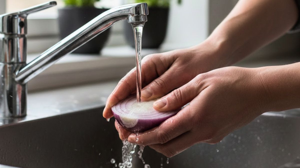 Frotar cebolla en las canillas de agua: por qué recomiendan hacerlo y para qué sirve