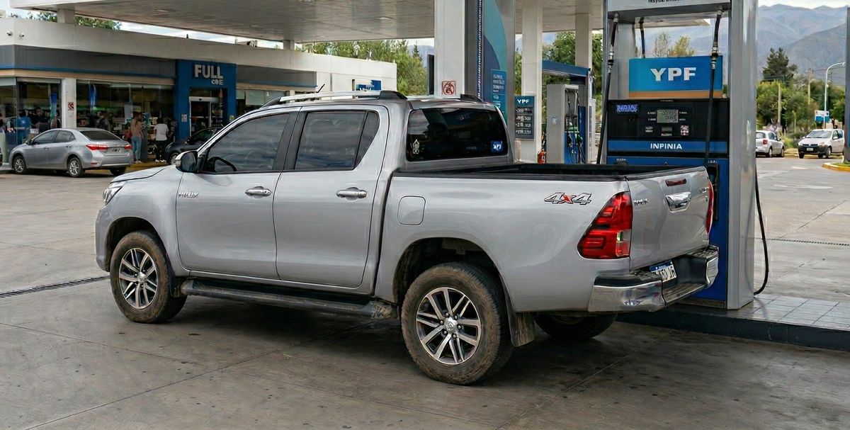 Cuánto cuesta llenar el tanque de tu Toyota Hilux o Corolla tras los aumentos de la nafta
