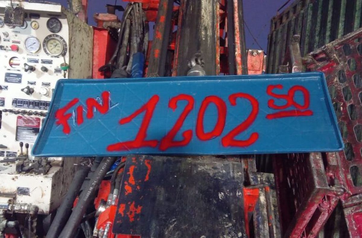 La perforación marcó un récord en la minería argentina. La perforación marcó un récord en la minería argentina.