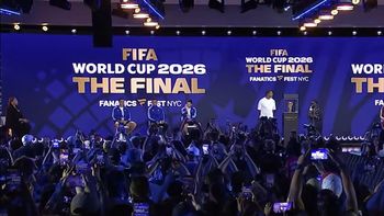 Messi, Dibu y Scaloni llegaron en helicóptero al Fanatics Fest: la palabra de los protagonistas