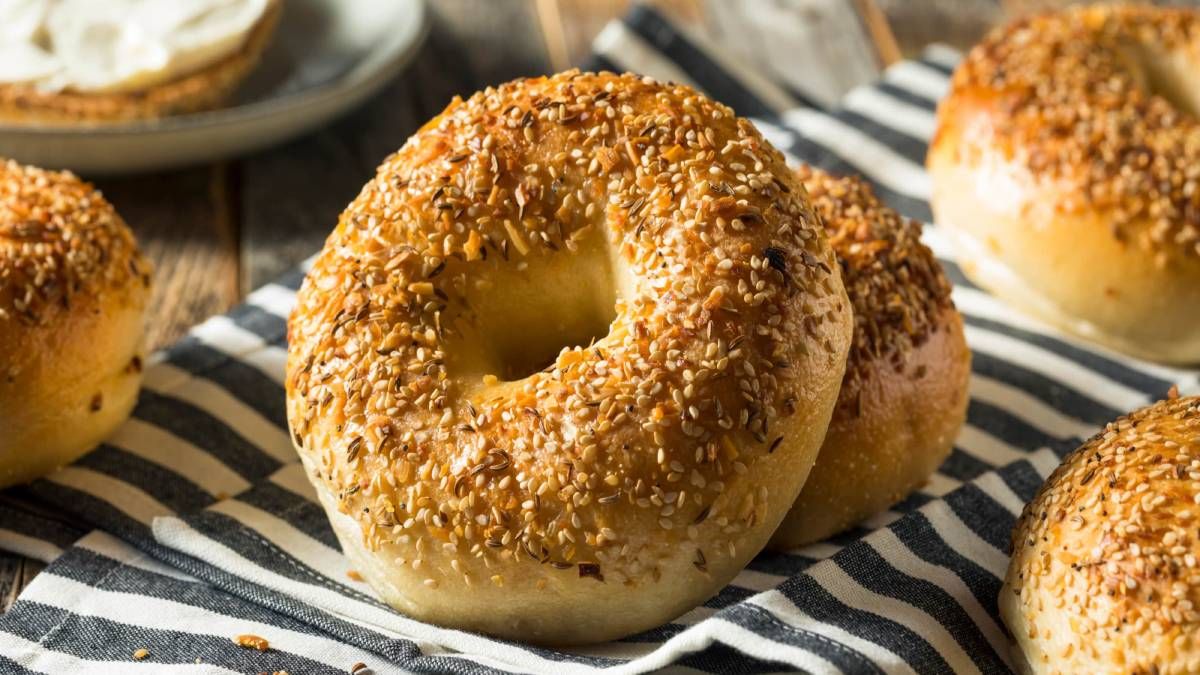 Recetas: pan bagels tierno y esponjoso. Foto: gentileza aldi.