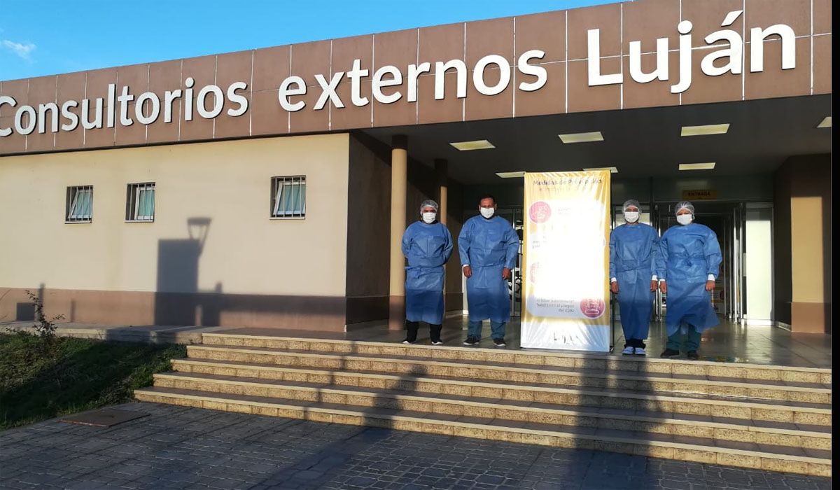 El hospital de Luján ya presta algunos serrvicios de salud.