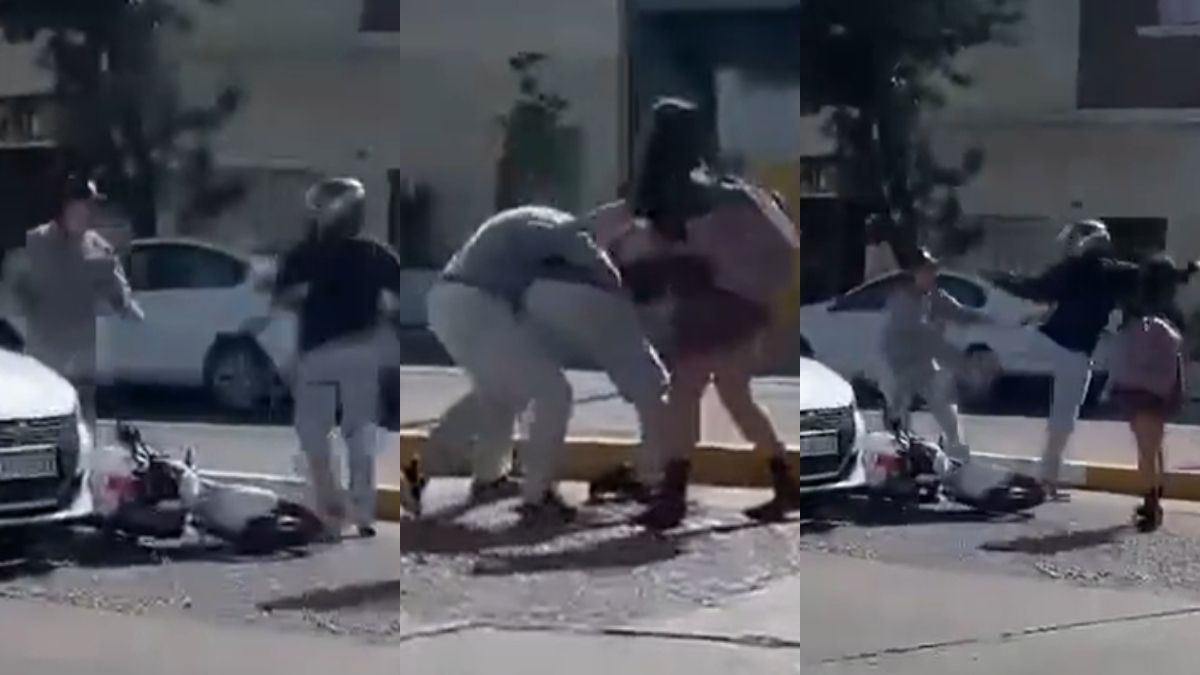Dos conductores se fueron a las manos en plena calle de Mendoza
