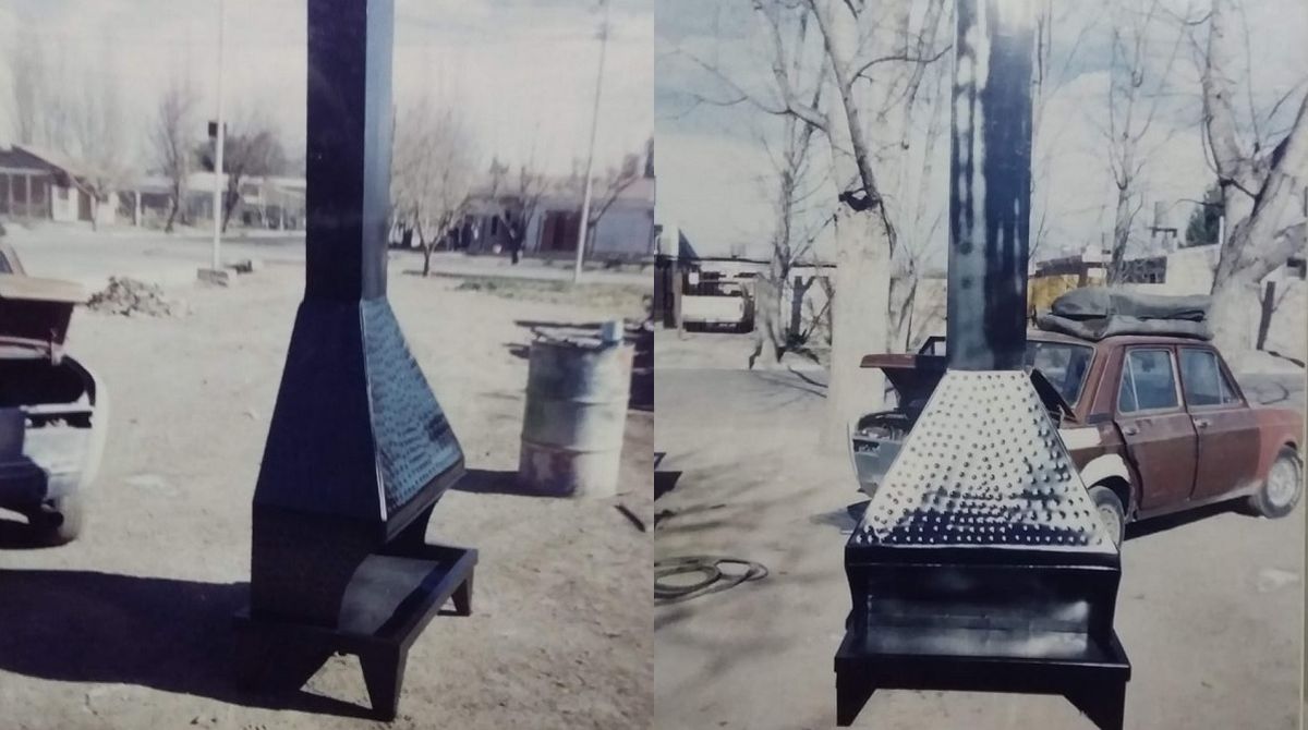 Primer modelo de estufa que hizo Máximo Primer modelo de estufa que hizo Máximo