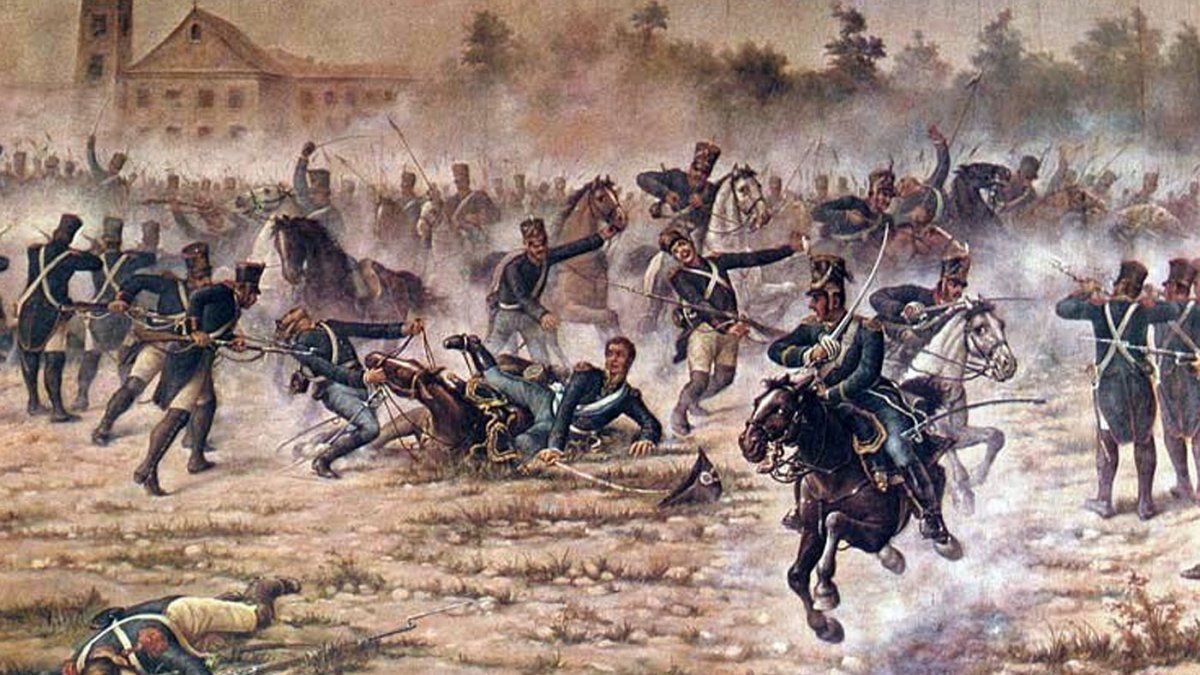 El combate de San Lorenzo