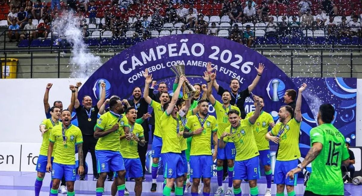 La Selección argentina de futsal cayó en la última jugada ante Brasil en la final de la Copa América
