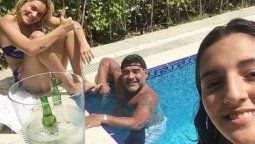 Revuelo por la inesperada foto de la hija de Maradona