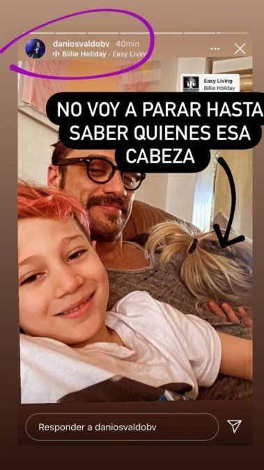 Daniel Osvaldo le presentó a su novia a su hijo Momo