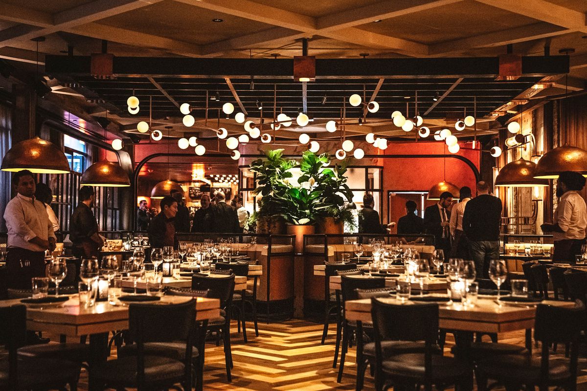 Restaurante Catch en la Nueva York. Restaurante Catch en la Nueva York.