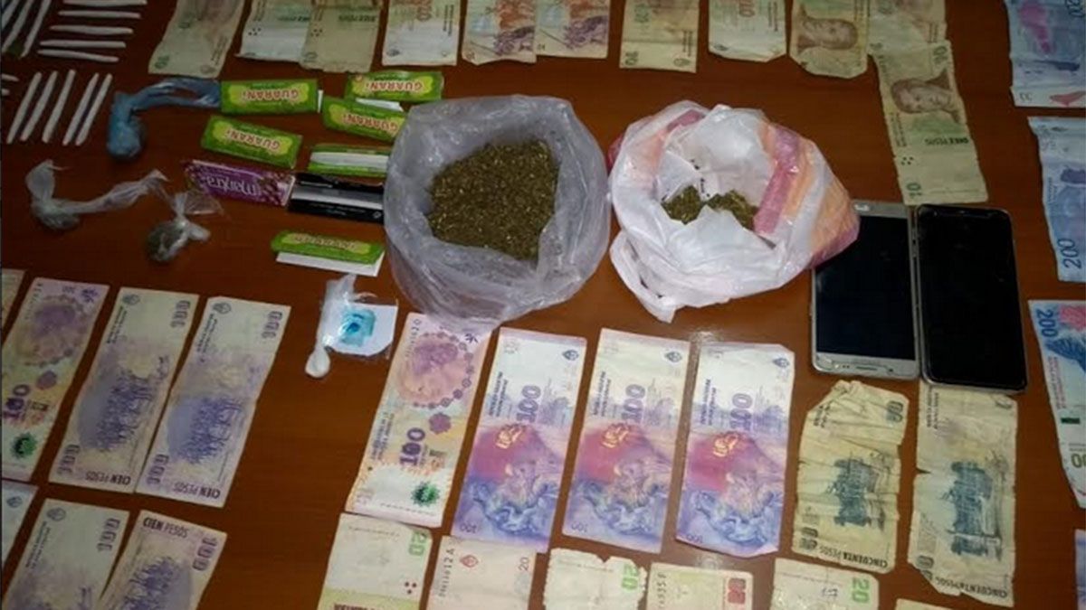 Encontraron un quiosco de drogas en una casa de Guaymallén