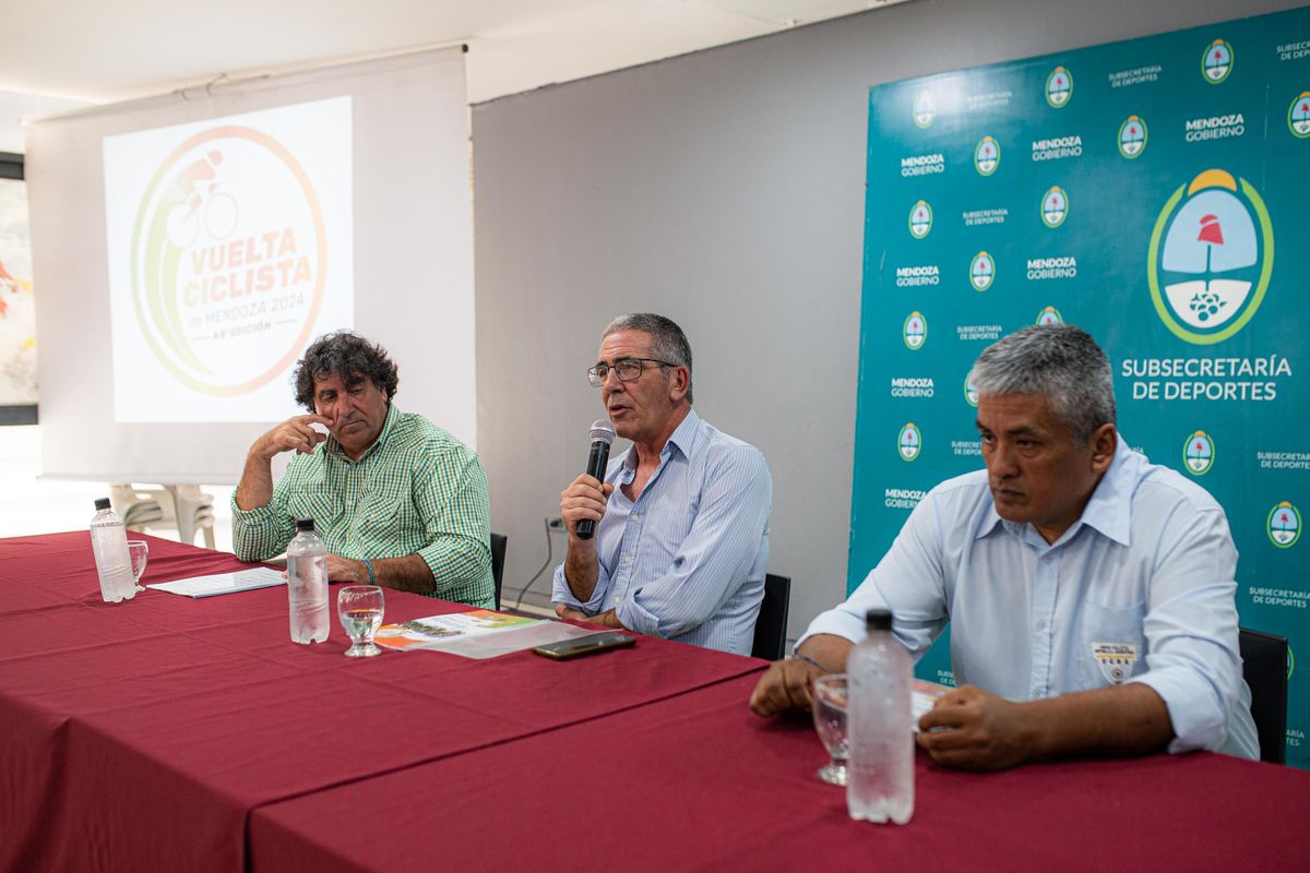 Chiapetta y Lanzone presentaron la Vuelta de Mendoza